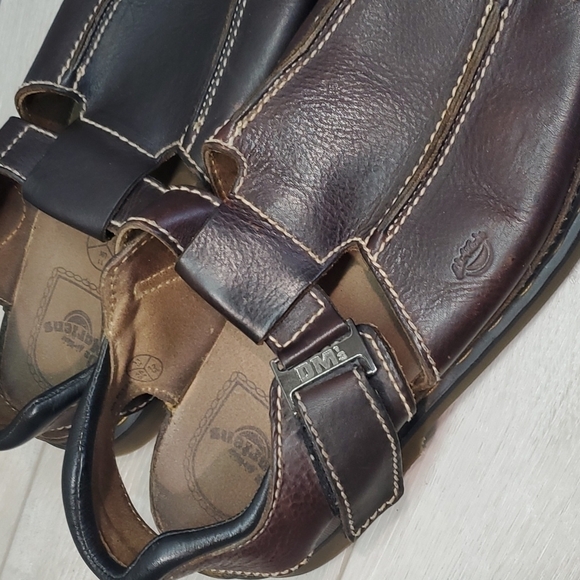 VintageDr.Martens Mens 9064 Y2K Leather Chunky Tractor Platform shoes Sandals - Picture 13 of 15